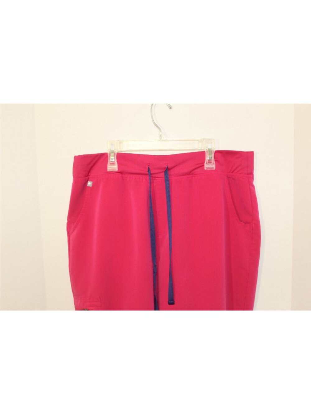 FIGS Zamora High-Waisted Jogger Scrub Pants Ultra Rose Size XL - Picture 4 of 12